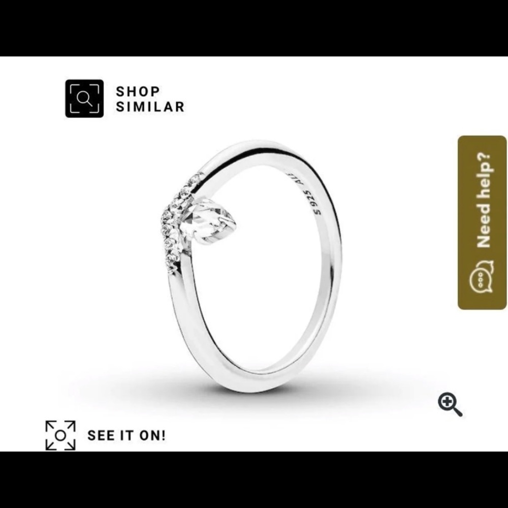 Size 10 Pandora NWT Wish Ring